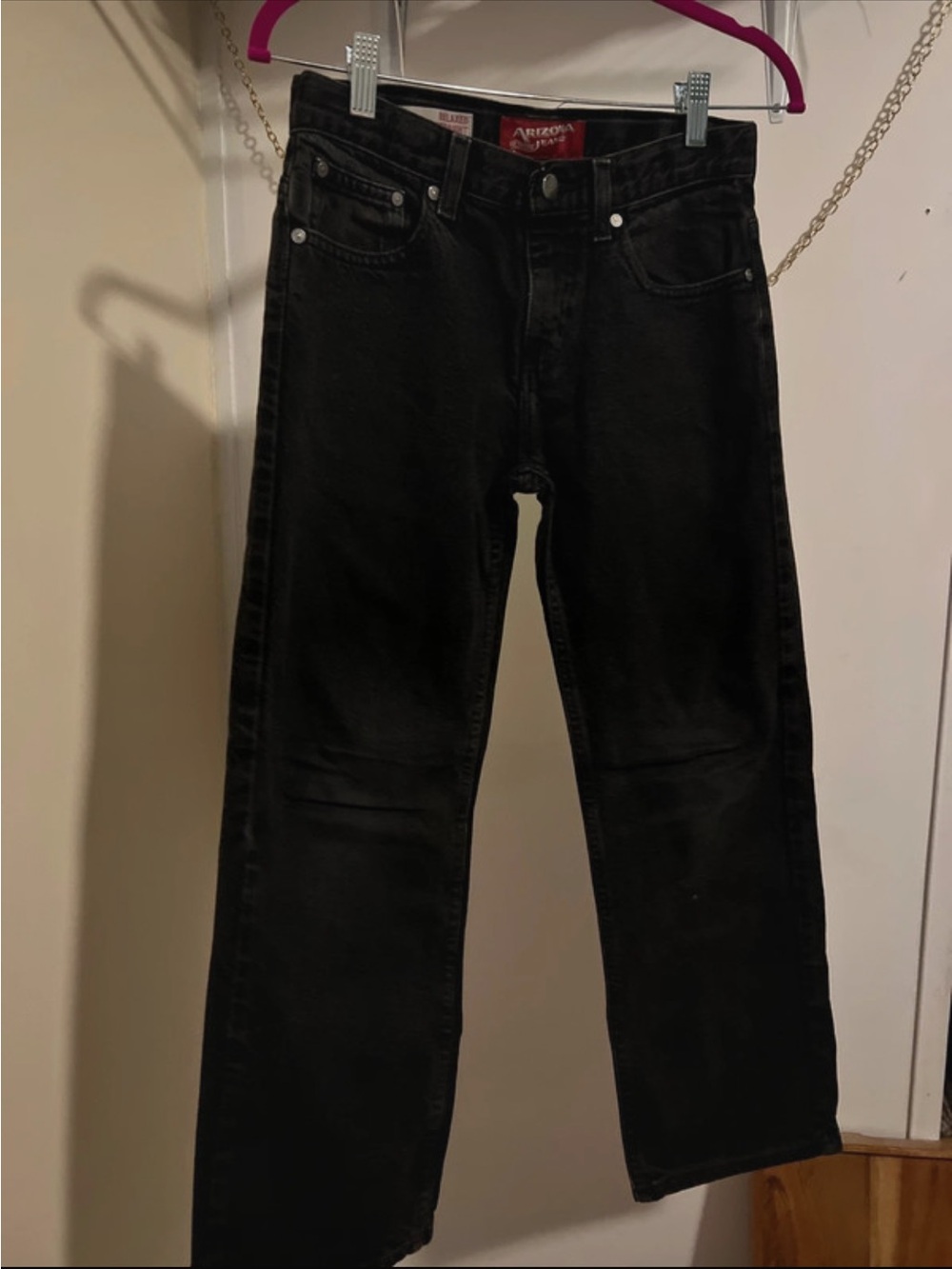 Arizona Jean Company Black Straight-Leg Women’s Jeans